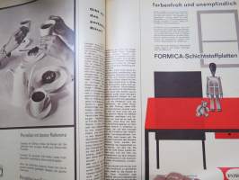 Architektur und Kultiviertes Wohnen -saksan- ja englanninkielinen arkkitehtuurin ja asumisen erikoisjulkaisu, mm. Tapiolan kaupunginosan esittely ja suomi-design