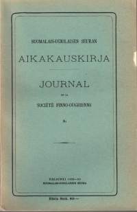 Suomalais-ugrilaisen seuran aikakauskirja 50