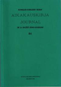 Suomalais-Ugrilaisen Seuran Aikakauskirja 84