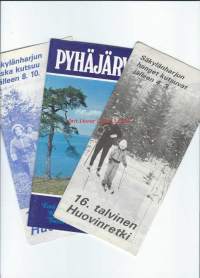 Pyhäjärvi Säkylä  1970-luku - matkailuesite  3 kpl