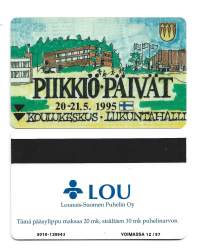 Puhelukortti TTL B10 Piikkiö-päivät 1995 puhelinkortti