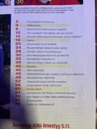 Alibi 2021 nr 10, katso sisällysluettelo