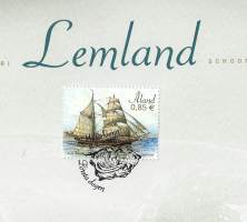 Åland 2016 postimerkit  - Purjelaivat: Per Brahe,Altai, Lemland ja Leo  Ensipäivän leimaus ja laivojen historiikit kansiossa