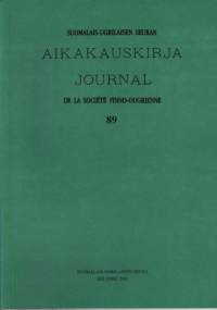 Suomalais-ugrilaisen seuran aikakauskirja 89