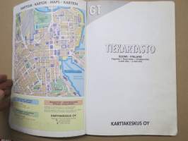 Suomi - Finland GT 2000 Tiekartasto - Vägatlas - Road atlas - Strassenatlas