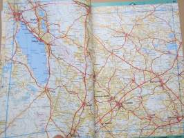 Suomi - Finland GT 2000 Tiekartasto - Vägatlas - Road atlas - Strassenatlas