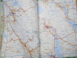 Suomi - Finland GT 2000 Tiekartasto - Vägatlas - Road atlas - Strassenatlas