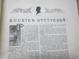 Lumikukkia 1918 joululehti, toimittanut Toivo Tarvas &amp; Joseph Alanen (jolta myös kansikuvitus)