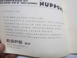 S - 6/IV 1967 - Taideteollisuusopisto keväällä 1967 valmistuneet sisustusarkkitehdit -ekskursiojulkaisu, artikkelit mm. Arvi Ilonen, Riitta Kukkasniemi