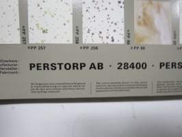 Perstorp dekorativt laminat / Decorative laminate värimallit -tuoteluettelo / myyntiesite