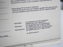 Iki 99 laminaatti värimallit -tuoteluettelo / myyntiesite