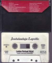 Joululaulukasetti - Joululauluja lapsille, 1994. Eri esittäjiä, kokoelma. VLMC 1012