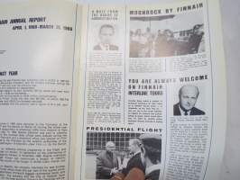 Finnair Interlines 1969 nr 3-4 -tiedotuslehti / asiakaslehti