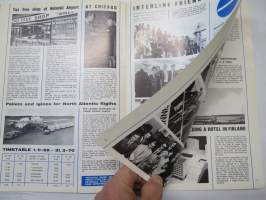 Finnair Interlines 1969 nr 3-4 -tiedotuslehti / asiakaslehti