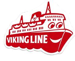 Viking Line   tarra  8x11 cm