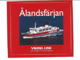 Viking Ålandsfärjan  tarra  10x12  cm