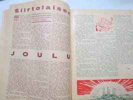 Apu 1937 nr 51-52, Joulunumero, Joulukuusen voittokulku, Siirtolaisen joulu, Hullun uni, ajanvietelehti