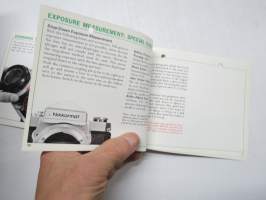 Nikon Nikkormat FTN instruction manual -kamera, käyttöohjekirja