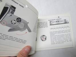 Nikon Nikkormat FTN instruction manual -kamera, käyttöohjekirja, suomenkielinen