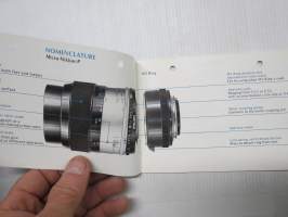 Nikon Micro-Nikkor-P Auto 55 mm instruction manual -objektiivi käyttöohjekirja