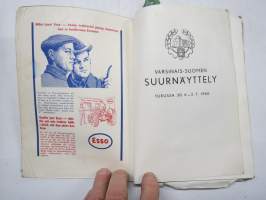 Varsinais-Suomen suurnäyttely, Turku 30.6-3.7.1960 maatalousnäyttely, ohjelmakirja