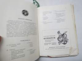 Varsinais-Suomen suurnäyttely, Turku 30.6-3.7.1960 maatalousnäyttely, ohjelmakirja