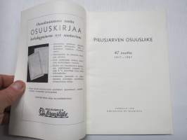 Pielisjärven Osuusliike 1917-1957 40 vuotta -historiikki