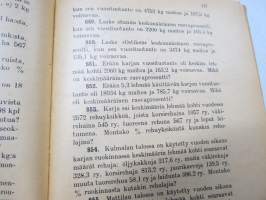 Laskuoppi maamieskouluja, karjanhoitokouluja ja kansanopistoja varten