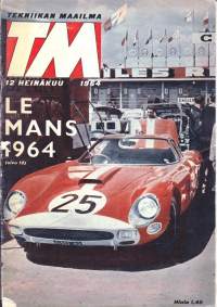 Tekniikan Maailma 1964 N:o 12 heinäkuu. TM Koeajaa: Honda Monkey, Daffodil Variomatic, Le Mans, Paristotesti, Koekuva: Bell &amp; Howell