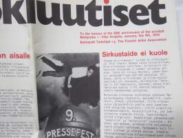 Nokiuutiset - Nokipoika (sirkustaiteilija) Viljo Korpela 50-vuotisjulkaisu, julkaisun päätoimittaja Solmu Mäkelä