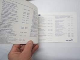 Silja Line M/S Svea La Coupole Menu