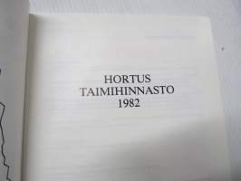 Hortus 1982 Taimihinnasto