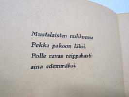 Pekan pako mustalaisleiristä -lastenkirja vuodelta 1944
