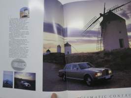 Rolls-Royce Silver Spur, Corniche, Silver Spirit -myyntiesite, englanninkielinen