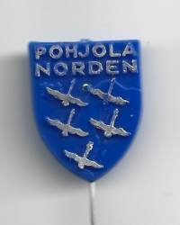 Pohjola Norden - pinssi rintamerkki muovia