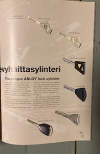 Abloy 100 Years -juhlalehti /1907-2007