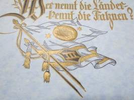 Massary Zigarettenfabrik - Wer nennt die Länder-kennt die Fahnen? Ein Sammelbuch der Fahnen aller Welt. -eri maiden lippuja keräilykirja v. 1929