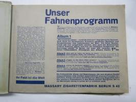 Massary Zigarettenfabrik - Wer nennt die Länder-kennt die Fahnen? Ein Sammelbuch der Fahnen aller Welt. -eri maiden lippuja keräilykirja v. 1929