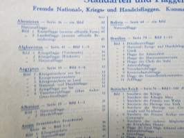 Massary Zigarettenfabrik - Wer nennt die Länder-kennt die Fahnen? Ein Sammelbuch der Fahnen aller Welt. -eri maiden lippuja keräilykirja v. 1929