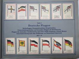 Massary Zigarettenfabrik - Wer nennt die Länder-kennt die Fahnen? Ein Sammelbuch der Fahnen aller Welt. -eri maiden lippuja keräilykirja v. 1929