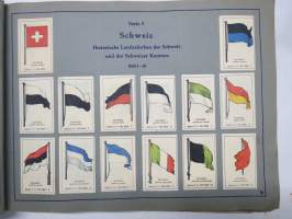 Massary Zigarettenfabrik - Wer nennt die Länder-kennt die Fahnen? Ein Sammelbuch der Fahnen aller Welt. -eri maiden lippuja keräilykirja v. 1929