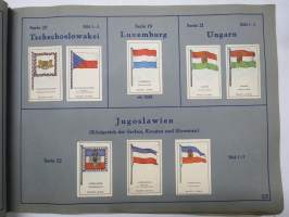 Massary Zigarettenfabrik - Wer nennt die Länder-kennt die Fahnen? Ein Sammelbuch der Fahnen aller Welt. -eri maiden lippuja keräilykirja v. 1929