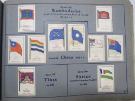 Massary Zigarettenfabrik - Wer nennt die Länder-kennt die Fahnen? Ein Sammelbuch der Fahnen aller Welt. -eri maiden lippuja keräilykirja v. 1929