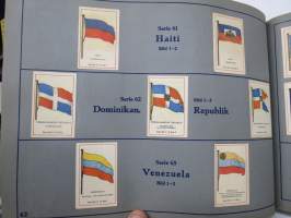 Massary Zigarettenfabrik - Wer nennt die Länder-kennt die Fahnen? Ein Sammelbuch der Fahnen aller Welt. -eri maiden lippuja keräilykirja v. 1929