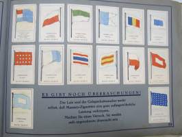 Massary Zigarettenfabrik - Wer nennt die Länder-kennt die Fahnen? Ein Sammelbuch der Fahnen aller Welt. -eri maiden lippuja keräilykirja v. 1929