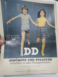Burda 76 Schnitte für Schulkindern 1971 neulemalleja lapsille -mukana kaava-arkki + työselostus