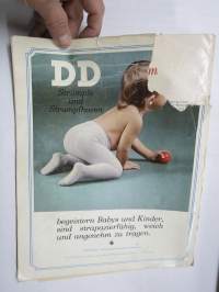Burda 76 Schnitte unser Baby 1970 neulemalleja lapsille -mukana kaava-arkki + työselostus