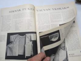 Eevan käsityöt 1966 nr 1 kevät -käsityö- ja muotilehti