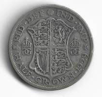 Englanti  Half Crown 1929 hopeaa 14,14  0.500