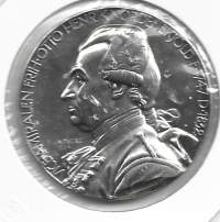 Nordenskjöld, Otto Henrik (1747 - 1832) (E. Lindberg 1924 ) mitali ,   taidemitali 43 mm